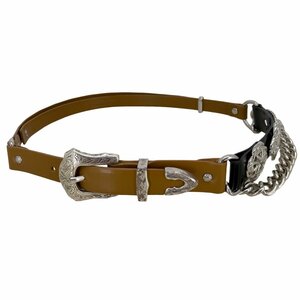 TOGA PULLA(トーガプルラ) METAL BELT WITH CHAIN メタルベルトウォレットチ 中古 古着 0209