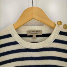 BURBERRY(バーバリー) Bird Button Breton Stripe Wool Cashme 中古 古着 0130_画像3