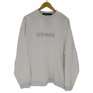 NO ID.(ノーアイディ) GOD BLESSスタッズ BIG-PO スウェット メンズ ONE SIZ 中古 古着 0603