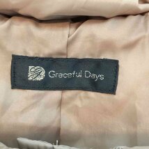 GRACEFUL DAYS(グレイスフルデイズ) ダウンコート フーデッドダウンコート レディース 表記無 中古 古着 0308_画像6