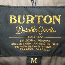 BURTON(バートン) TRACKBACK JACKET メンズ import：M 中古 古着 0204_画像6