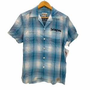 WACKO MARIA RUDEES(ワコマリア) S/S レーヨン開襟チェックシャツ チェーンステッチ 中古 古着 0244