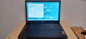 富士通 LIFEBOOK AH43/D3 Ryzen3 2300U/ 8GB/ SSD256GB 4コア4スレッド　Windows10 