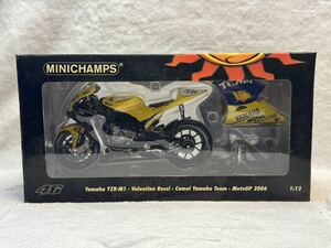 MINICHAMPS ミニチャンプス 1/12 122 063046 Yamaha YZR-M1 Valentino Rossi Camel Yamaha Team MotoGP 2006 V.ロッシ