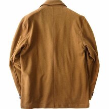 新品 イネドオム 起毛 ジャージー ストレッチ ジャケット XL キャメル 【J47457】 INED HOMME サファリ ブレザー 秋冬 メンズ フランネル_画像2