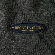 新品 レガッタクラブ 裏起毛 スウェット プルオーバー LL 濃灰 【3WRC-R233_DGA】 REGATTA CLUB 秋冬 メンズ トレーナー チェック_画像5