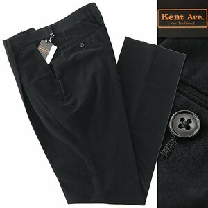 新品 ケントアヴェニュー 秋冬 ストレッチ ベルベッティーン スラックス 79(M) 黒 【P27917】 メンズ Kent Ave. 別珍 ベッチン パンツ