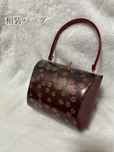 【美品】和装　バッグ　桜模様　 袴　着物　卒業式