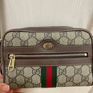 美品GUCCI グッチ　ggスプリーム ミニバッグ