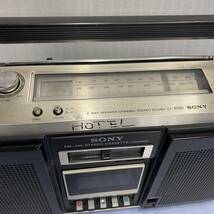 ★SONY ソニー CF-6500 ZILBA'P ジルバップ STEREO CASSETTE-CORDER カセットレコーダー ラジカセ 昭和レトロ オーディオ機器_画像4