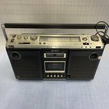 ★SONY ソニー CF-6500 ZILBA'P ジルバップ STEREO CASSETTE-CORDER カセットレコーダー ラジカセ 昭和レトロ オーディオ機器_画像1