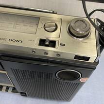 ★SONY ソニー CF-6500 ZILBA'P ジルバップ STEREO CASSETTE-CORDER カセットレコーダー ラジカセ 昭和レトロ オーディオ機器_画像5