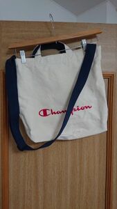 *Champion Champion shoulder bag canvas pink Logo several times use comparatively superior article ACE regular goods *