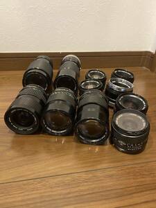 Canon キヤノン レンズ Lens New FD 35mm 35-70mm 135mm 50mm 70-210mm 100-200mm 1.8 2.8 3.5 4 ジャンク まとめ