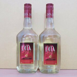 DITA ディタ ライチ リキュール 700ml 24% 2本セット 未開栓