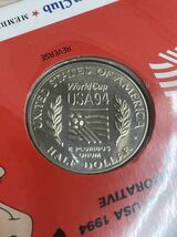 1円スタート ワールドカップ 94 アメリカ大会公式記念コイン World Cup USA94 50セント 白銅貨_画像4