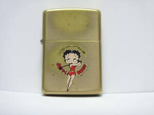 Zippo　ベティちゃん　ゴルフ　ソリッドブラス？　ベティブープ　BETY BOOP　SOLID BRASS