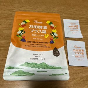 送料無料　万田酵素プラス温 発酵しょうが ペーストタイプ 31包　粒タイプ2包