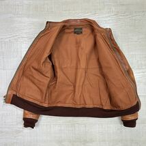 希少 Rainbow Country レインボーカントリー TYPE A-2 ROUGH WEAR ラフウェア FLIGHT JACKET フライト レザー ジャケット サイズ 36_画像3