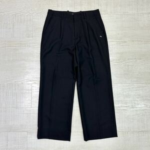 OUR LEGACY アワーレガシー BORROWED CHINO M421BBPW ボロウド チノ パンツ OL ワンポイント 刺繍 BLACK ブラック 系 size 46 定価49.500円