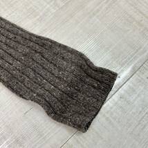 MHL エムエイチエル メンズ MARGARET HOWELL マーガレットハウエル MIX WOOL RIB KNIT ミックス ウール リブ ニット ブラウン 系 サイズ M_画像4