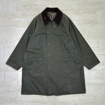 2021 KAPTAIN SUNSHINE キャプテンサンシャイン x Barbour バブアー 3/4 COAT ワックス コーティング コート オリーブ 系 38 定価89.100円_画像3