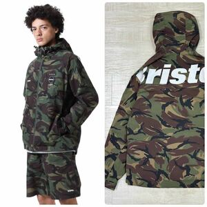 22ss 2022 F.C.Real Bristol FCRB BIG LOGO PRACTICE JACKET ブリストル ビッグ ロゴ プラクティス ジャケット FCRB-220039 CAMO サイズ L