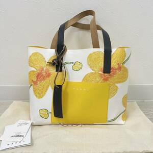 MARNI ORCHIDS プリント pvc トート バッグ 花柄 フラワー マルニ 