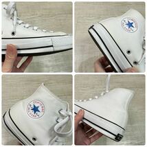 定番 CONVERSE コンバース 100th ALL STAR 100 COLORS HI オールスター 100 カラーズ REACT リアクト 1CK558 WHITE ホワイト サイズ 27.5cm_画像6