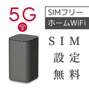 SIMフリー ホームWiFiルーター 5G mineo ocn イオンモバイル IIJmio nuro 日本通信SIM irumo