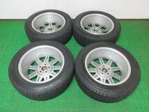 ZY593【送料無料 SALE品】225/60R18 超溝高 9分山 スタッドレス ホワイトレター♪ 22年 アルミ ホイールセット 4本 クライスラー 300C 純正_画像10