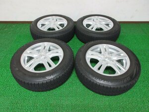 ZD831【送料無料 在庫処分】165/70R14 超溝高 8.5分山 ブリヂストン スタッドレス VRX2♪ ホイールセット 4本 激安 ヴィッツ デミオ ソリオ