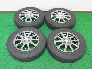 ZT888【送料無料】145/80R13 超溝高 8~8.5分山 スタッドレス WINTERMAXX WM02 ♪ 21年製 ホイールセット 4本 激安 タント スペーシア モコ