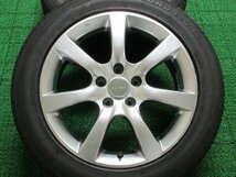 ZD868【送料無料 SALE品】215/55R17 超溝高 8.5分山 夏タイヤ 23年製 アルミ ホイールセット 4本 日産 スカイライン 純正 激安 ステージア_画像7