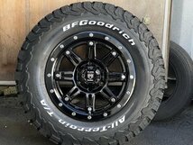 車検対応 新品 17インチ タイヤホイールセット pcd139.7 6h グッドリッチ 265/65R17 サーフ プラド ハイラックス タコマ 純正フェンダー_画像1