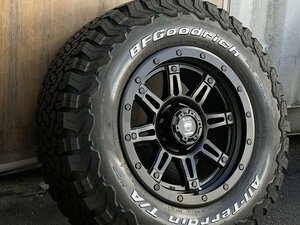 17インチ ハイラックス プラド FJクルーザー グッドリッチ 265/65R17 新品 タイヤホイール 4本セット 純正車高装着可 pcd139.7 6h