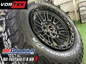 新作 VORTEK VRT604 17x9 ハイラックス サーフ プラド 17インチタイヤホイールセット BFGoodrich All Terrain TA KO2 265/70R17 285/70R17