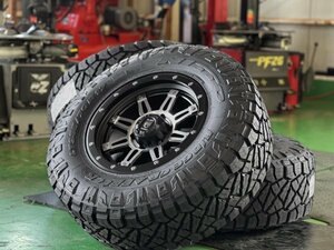 日産 タイタン TITAN シルバラード 新品 17インチ タイヤホイールセット PCD139.7 6穴 NITTO 265/65R17 純正車高 装着可! 車検対応