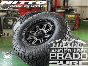 ランドクルーザー 80ランクル 70ランクル 新品 17インチ タイヤホイールセット PCD139.7 6穴 NITTO 265/65R17 純正車高装着可 車検対応