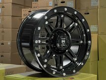 ハマー H3 HUMMER FJクルーザー 新品 17インチ タイヤホイールセット PCD139.7 6穴 NITTO 265/65R17 純正車高 装着可 車検対応!_画像4