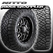 Black Mamba Slither ハイラックス サーフ プラド 17インチタイヤホイールセット NITTO RIDGE GRAPPLER 265/65R17 265/70R17 285/70R17_画像9