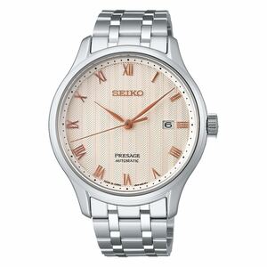 新品 未使用！ SEIKO セイコー PRESAGE プレザージュ SARY185 定価 60.500円 ピンクゴールド　ホワイト　プレサージュ SARY 185