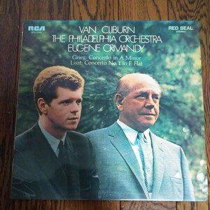 レア LP レコード グリーグピアノ協奏曲 イ短調 リスト ヴァンクライバーン ユージンオーマンディ VAN CLIBURN クラシック piano