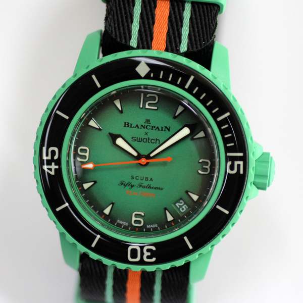 【BLANCPAIN×Swatch】ブランパン×スウォッチ スキューバ フィフティファゾムス インディアンオーシャン SO35I100 バイオセラミック