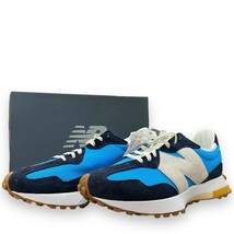 未使用 28cm NEW BALANCE MS327BM ローカット スニーカー ブルー ニューバランス_画像1