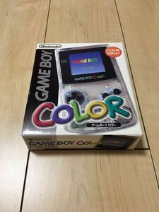 GBC ゲームボーイカラー本体　クリアパープル 箱付属