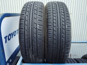 送料無料4,000円 185/70R14 88S【2015年製・中古2本・5.8mm溝】YOKOHAMA(ヨコハマ) ECOS ES31(エコス・イーエスサンイチ) 低燃費 エコ