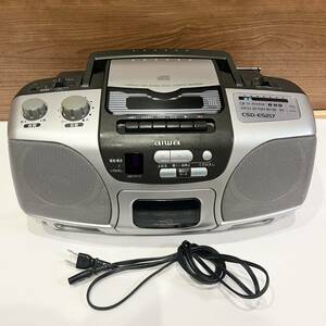 【動作品】AIWA CSD-ES217 CDラジカセ ラジオカセットレコーダー アイワ カセット CD