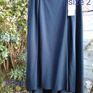 Chris montez 濃紺size2 ロング スカートwゴム35～43 他の紺色例
