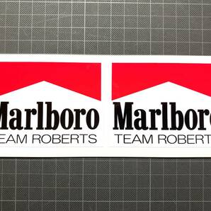 【Marlboro TEAM ROBERTS】ステッカー2枚 マルボロ TZR等にの画像1